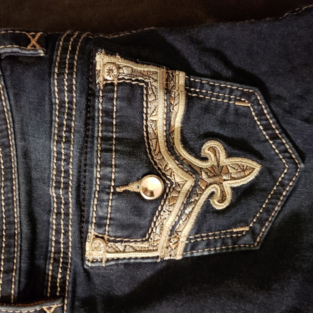 Rock Revival Betty Crop Capris
